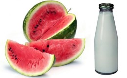 Watermelon compatibility with milk and other products