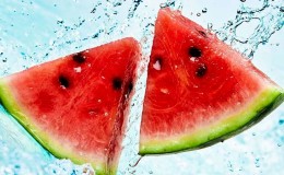 What is the calorie content of a watermelon, and how is it useful for the human body