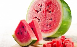 We save the watermelon until the New Year at home