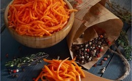 What is the calorie content of carrots in Korean and is it possible to eat it when losing weight