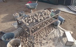 Device for sorting potatoes and how to make it yourself