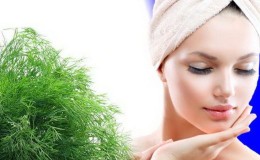 Dill is an effective remedy for facial beauty and not only