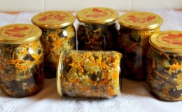Delicious eggplant recipes without sterilization