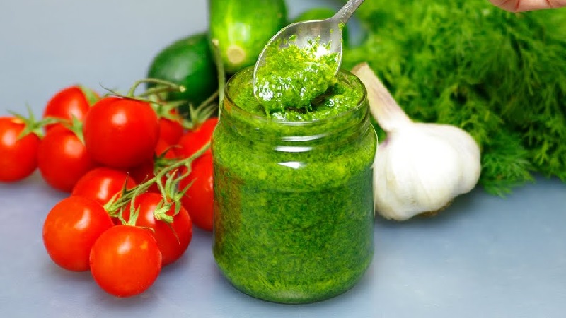 Dill sauce recipes for the winter: preparing a delicious dressing with your own hands