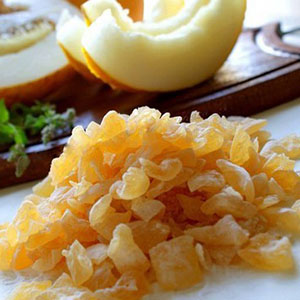 How to cook candied melon at home