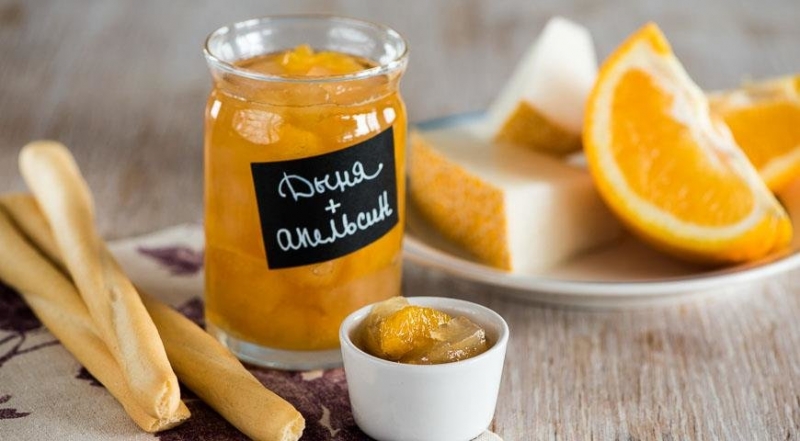 How to make aromatic and tasty melon orange jam for the winter