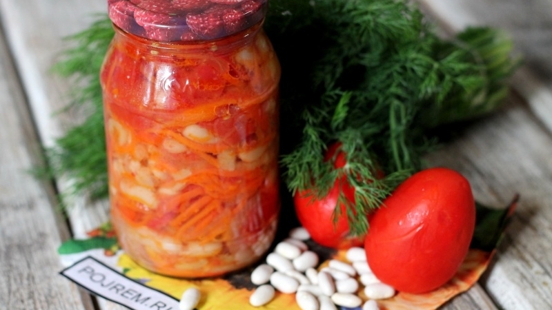 How to cook canned beans for the winter: the most delicious homemade recipes