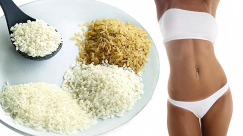 Losing extra pounds easily and without hunger strikes on the Rice Diet