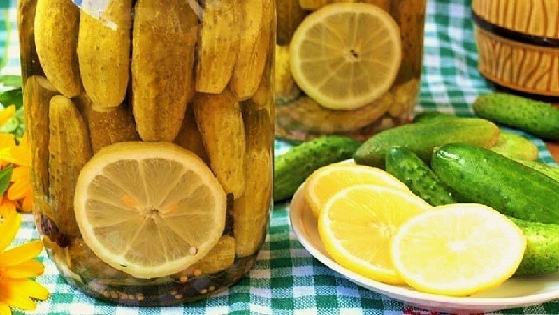 The best ways to pickle cucumbers for the winter with lemon