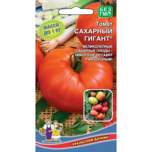 We collect 5-6 kg of tomatoes from a bush, growing a tomato Sugar giant