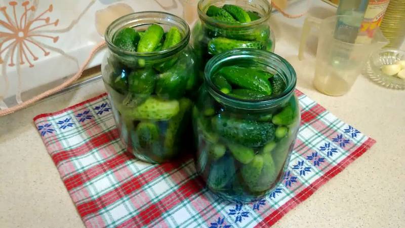 How to prepare delicious pickled cucumbers with grape vinegar