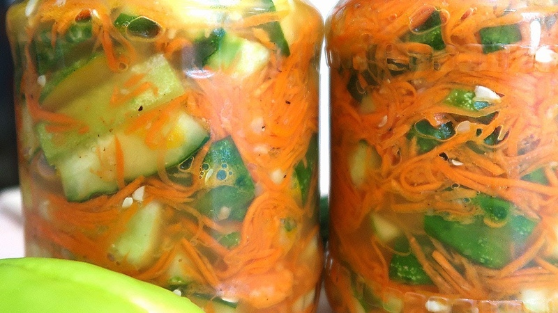 How to properly prepare pickled cucumbers with carrots for the winter
