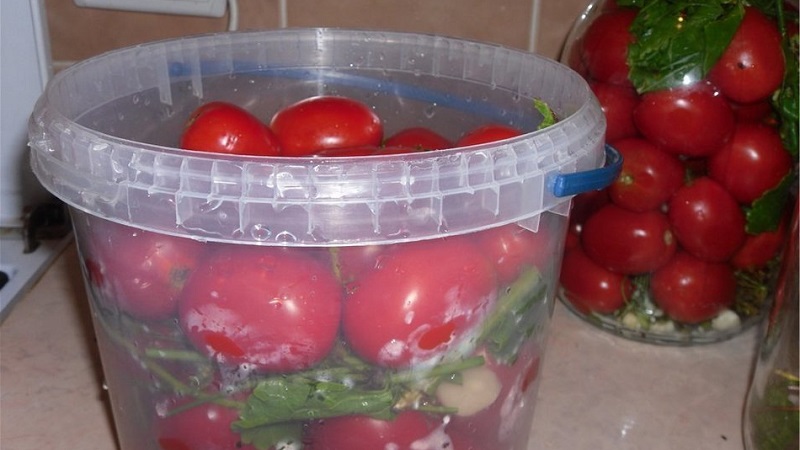 The most delicious and simple recipes for pickling tomatoes in a bucket: we make excellent preparations for the winter