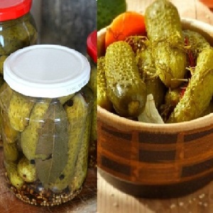 Tasty and simple pickling cucumbers with vinegar for the winter in jars