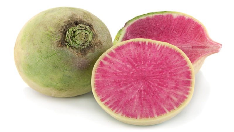 Unusual-looking and pleasant-tasting watermelon radish: what is good and how to grow