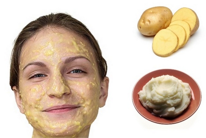Stunning effect of raw potato face mask
