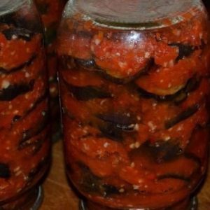 How easy but very tasty it is to prepare eggplants for the winter