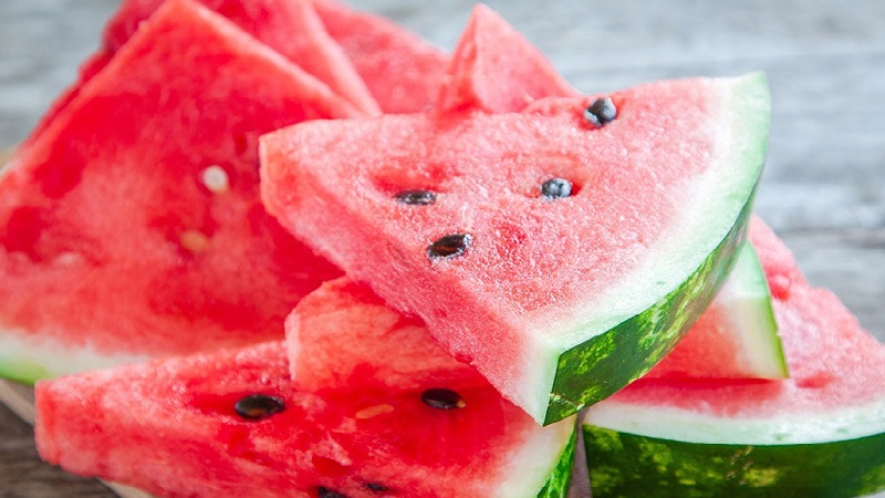 What is the calorie content of a watermelon, and how is it useful for the human body
