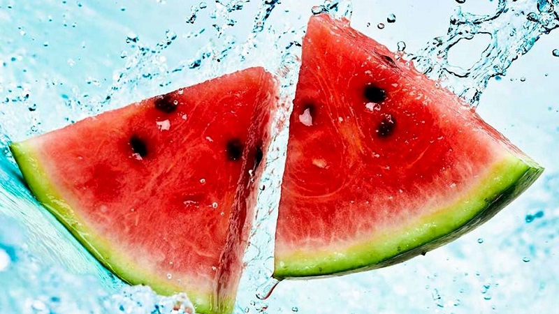What is the calorie content of a watermelon, and how is it useful for the human body