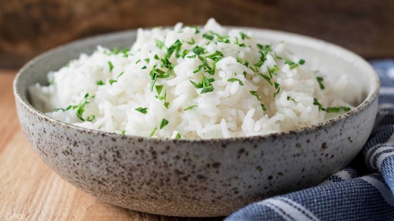 Calorie content and BJU of cooked rice
