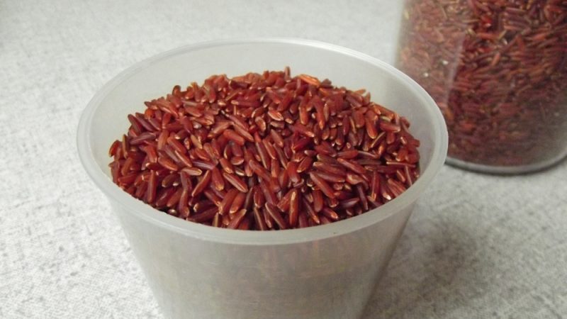 Calorie content and useful properties of rice Rubin