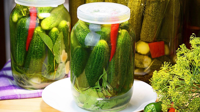 The best recipes for pickling cucumbers in a cold way under a nylon lid