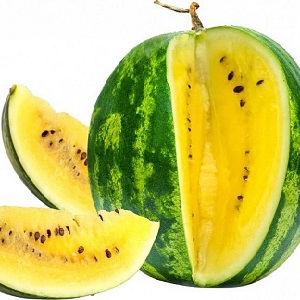 Description and characteristics of yellow watermelons