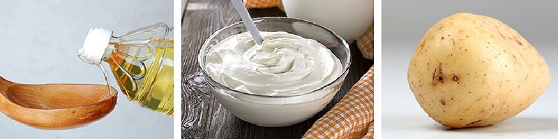 Recipes for making homemade potato face masks for wrinkles