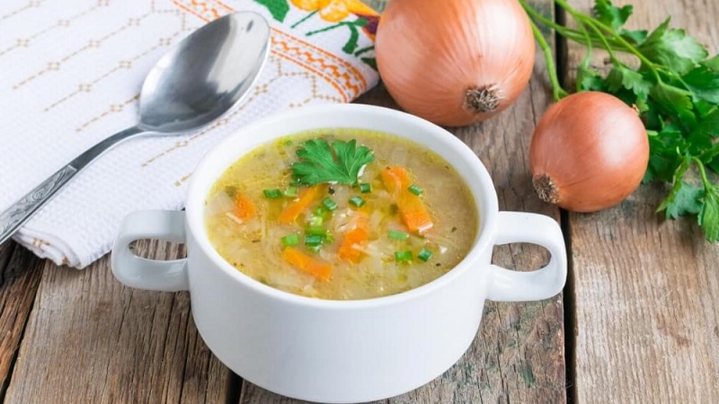 Fast and tasty weight loss on onion soup