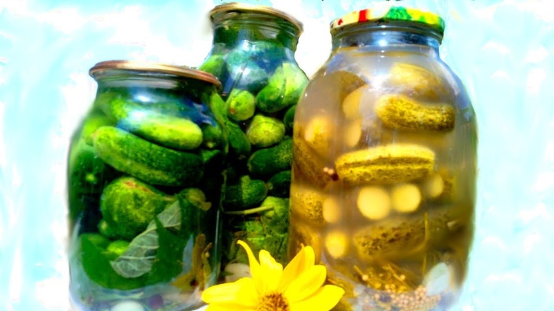 Crispy cucumbers in jars for the winter: season with hot salt