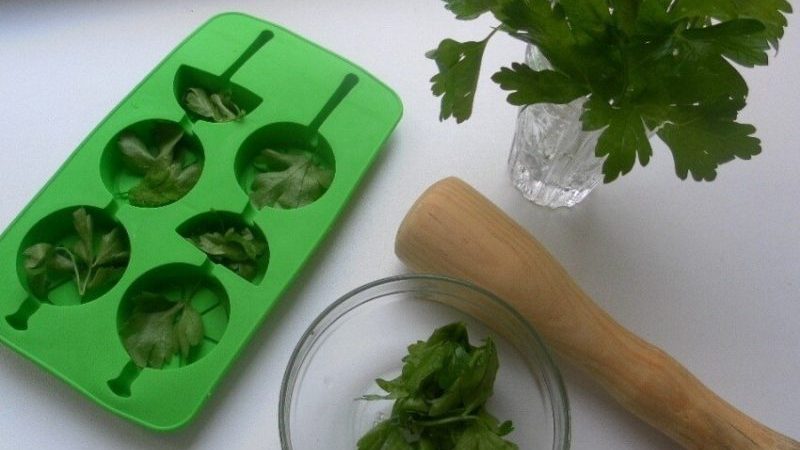 How to make parsley ice for face: beauty and health of skin from simple ingredients
