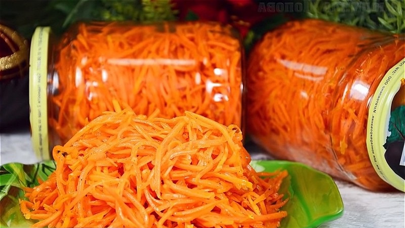 How to deliciously prepare Korean-style carrots for the winter in jars
