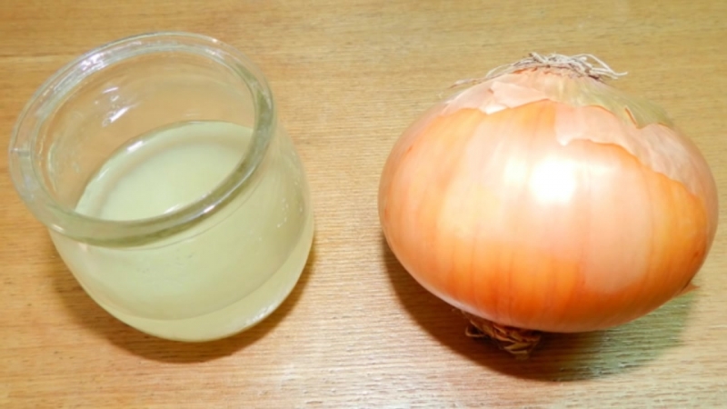 Saving children from a cold: onion juice nasal drops