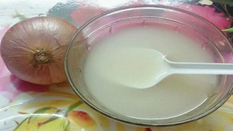Saving children from a cold: onion juice nasal drops