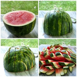 At what temperature and how much is watermelon stored
