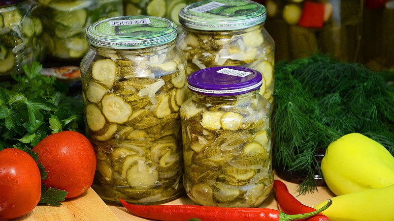 Recipes for delicious sliced ​​cucumbers pickled in jars for the winter