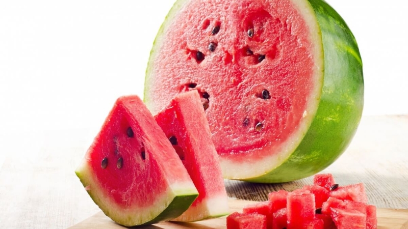 We save the watermelon until the New Year at home