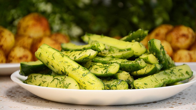 Delicious crispy lightly salted cucumbers: how to cook with cold pickle