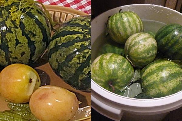 The most delicious recipes on how to salt watermelons whole in a barrel for the winter