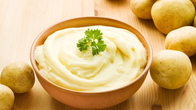 Ideal potato variety for mashed potatoes