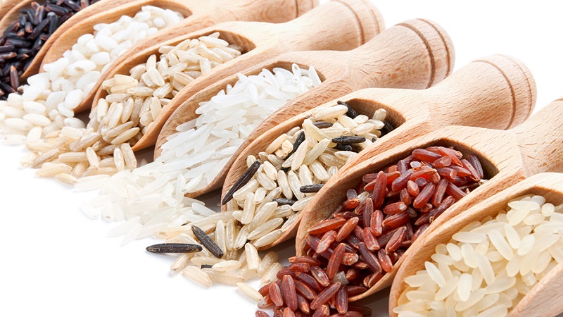 What are the types of rice and what are their features