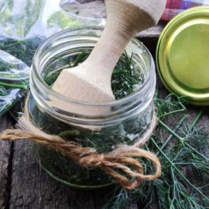 The best recipes for preparing dill for the winter