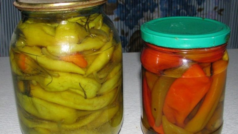 Do-it-yourself savory snacks: cooking pickled hot peppers for the winter with butter