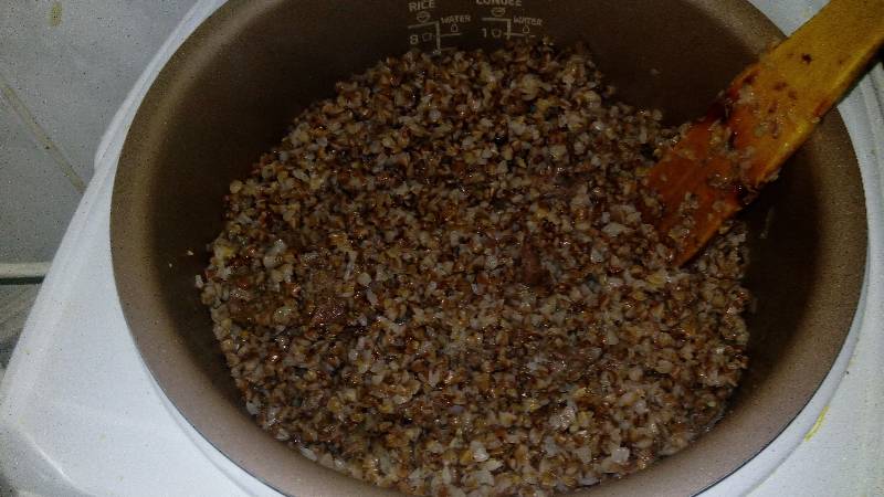 Useful properties and calorie content of buckwheat steamed with boiling water