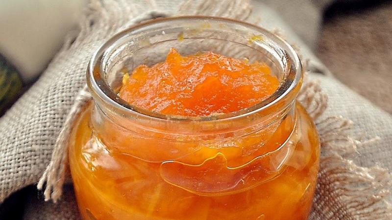 Cooking delicious and healthy carrot jam with lemon for the winter