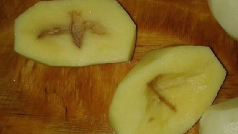 What to do if the potatoes inside became empty and why this happens