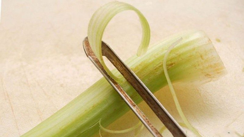 How to properly peel celery and what to cook from it