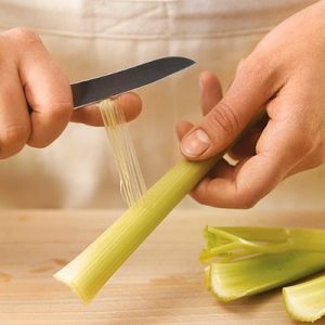 How to properly peel celery and what to cook from it