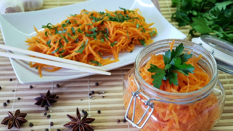 How and how long to store Korean carrots in the refrigerator