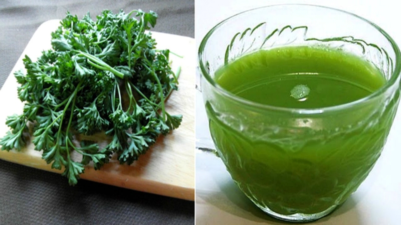 How to use parsley for edema